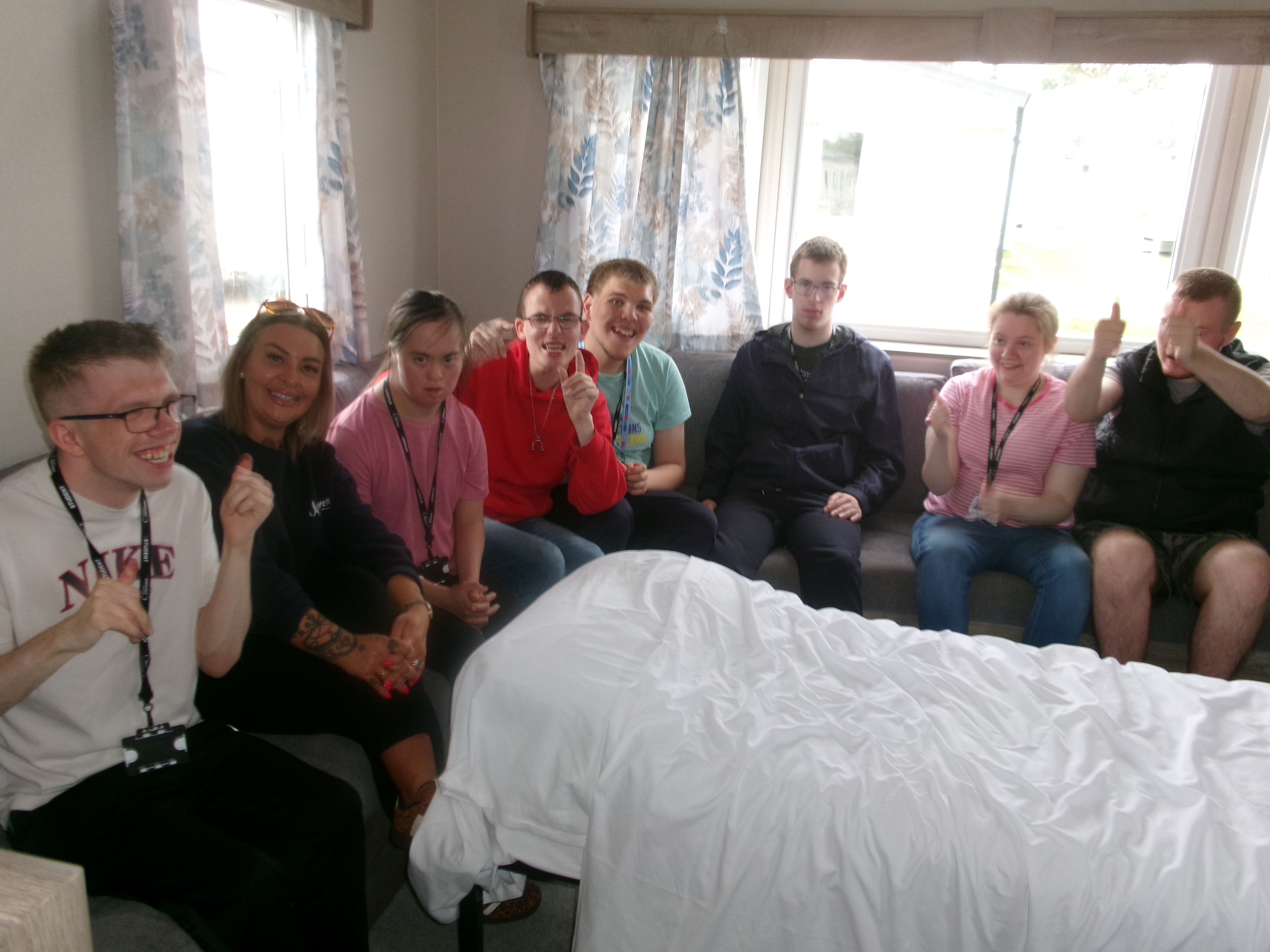 Visit to local holiday park to learn about housekeeping and support their course learning