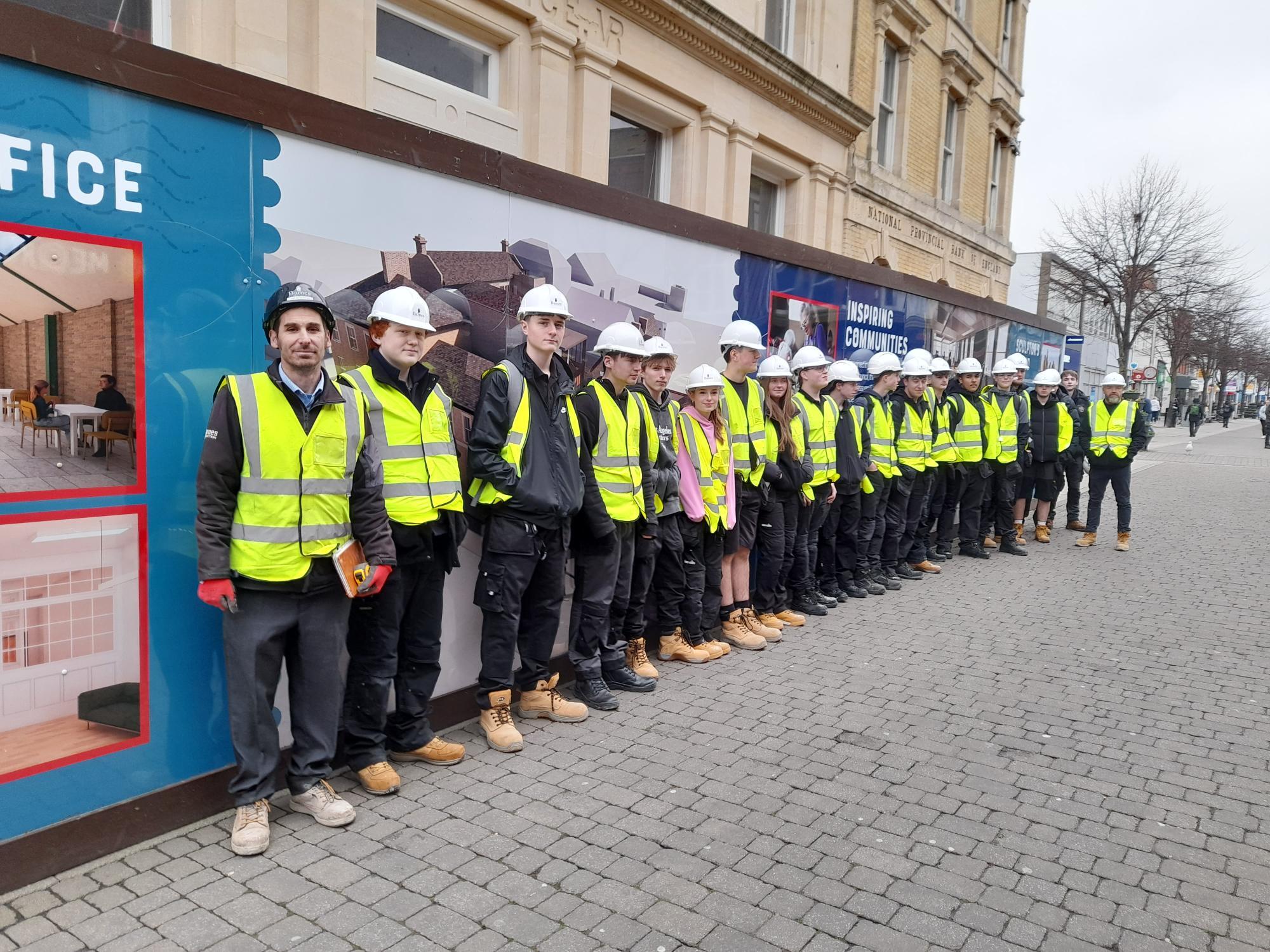 Visit to the Lowestoft Post Office redevelopment