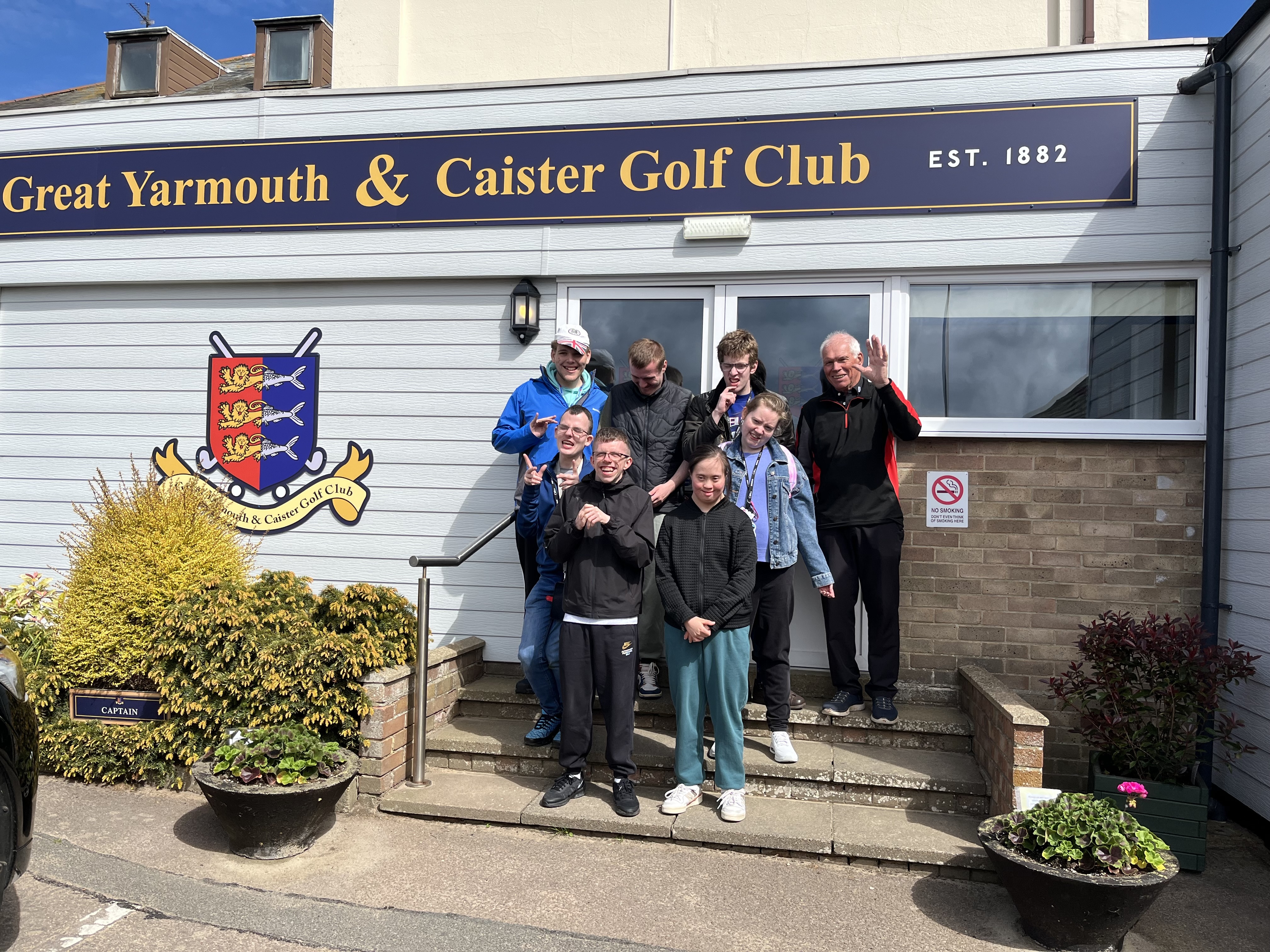 Visit to local golf club