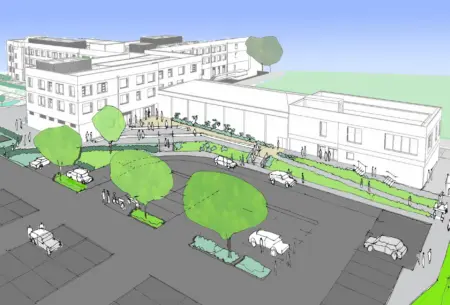 East Coast College External Landscape View Entrance scaled