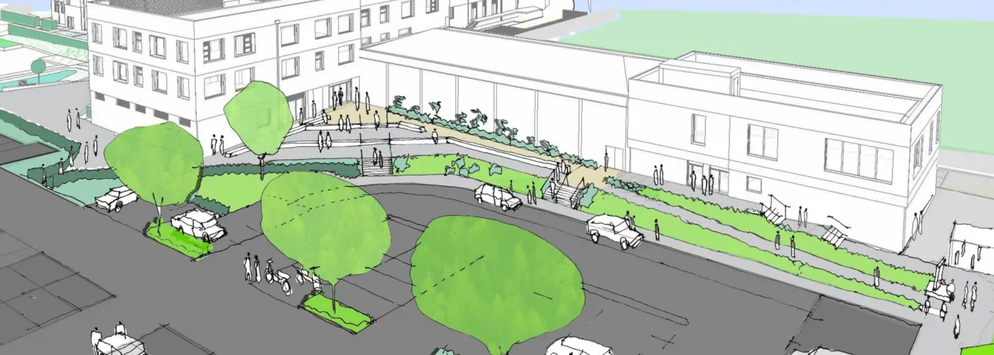 East Coast College External Landscape View Entrance scaled